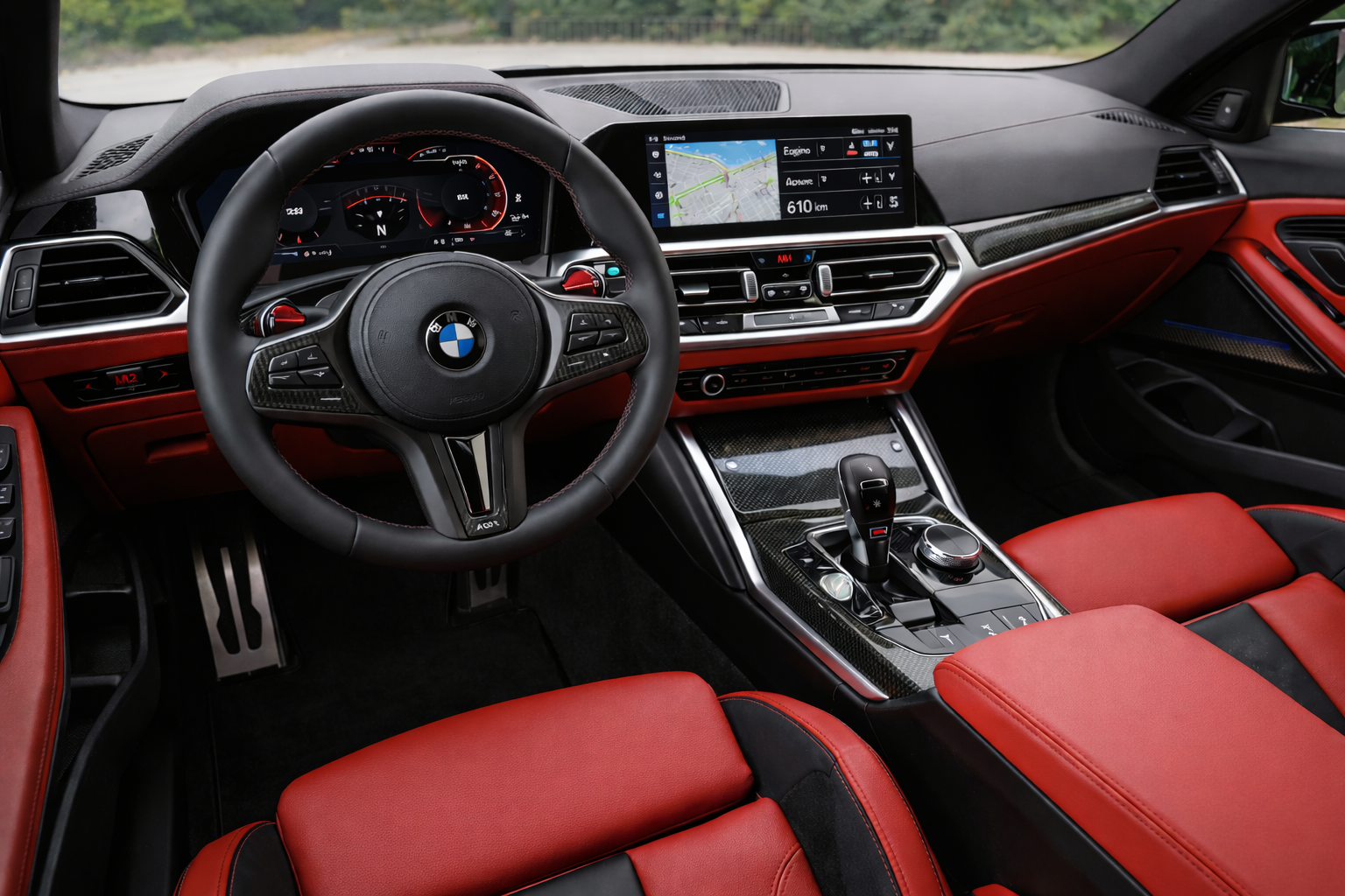 BMW M3 interior detail